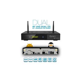 RECEPTOR SATELITE QVIART DUAL 4K                  