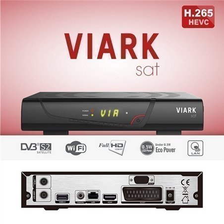 RECEPTOR SATELITE VIARK HD SAT H265               