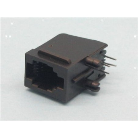 BASE RJ11 4/4V CI ACODADO                         