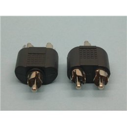 ADAPTADOR RCA M/2XRCA M                           