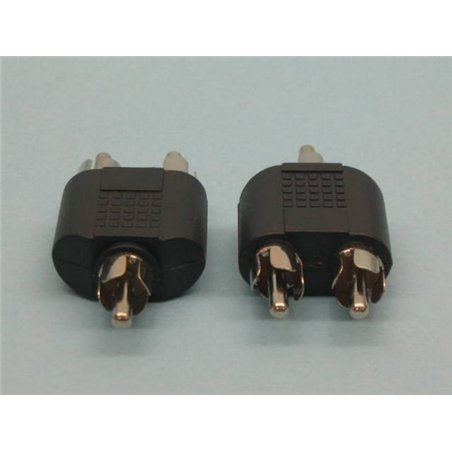 ADAPTADOR RCA M/2XRCA M                           