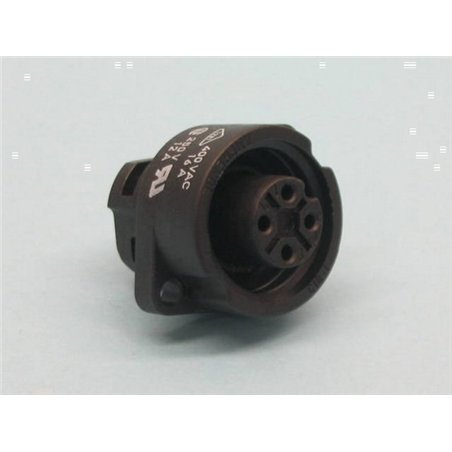 CONECTOR AMPHENOL IP67 4P H BASE (T-3111-000)     