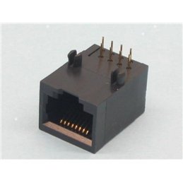 BASE RJ45 C/I CODO EXTRAPLANA                     