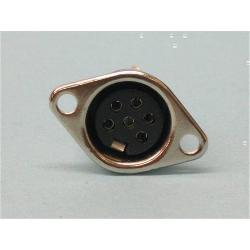 CONECTOR DIN 6P H BASE 60º                        