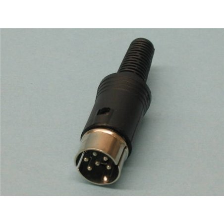 CONECTOR DIN 6P M 60º                             