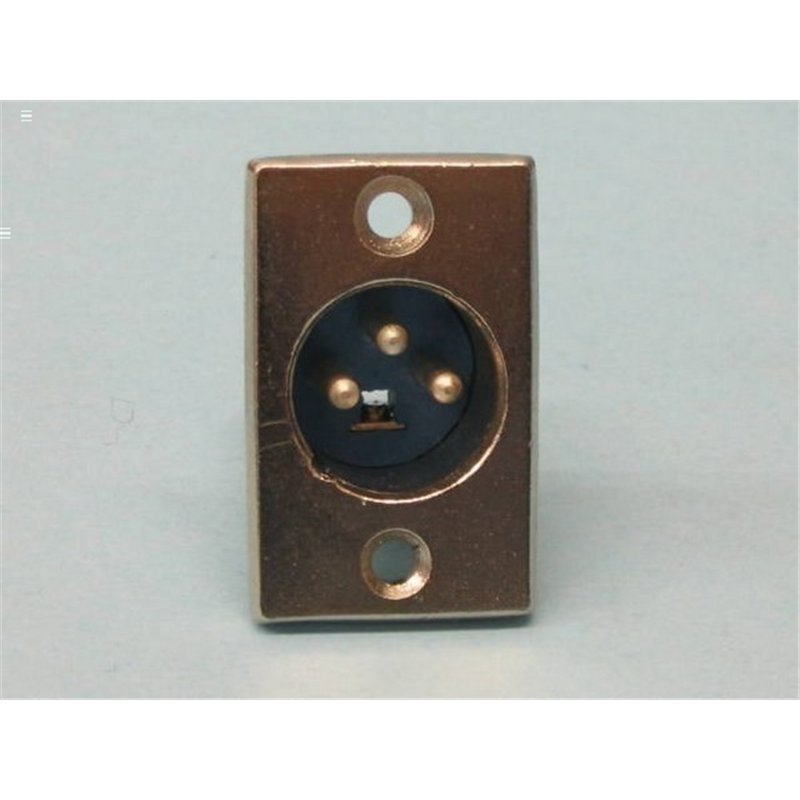 CONECTOR CANON 3P MACHO BASE                      