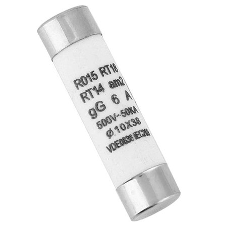 FUSIBLE 10X38 TIPO0  6A                           