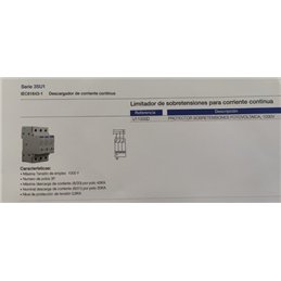 SOBRETENSION PARA CORRIENTE CONTINUA 1000V        