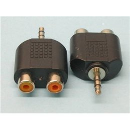 ADAPTADOR 3,5 M ST/2XRCA H                        