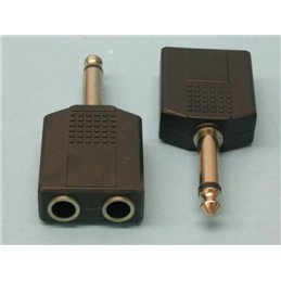 ADAPTADOR 6,35 M M/2X6,35 H M                     
