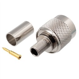 CONECTOR TNC M CRIMP RG59                         