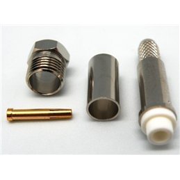 CONECTOR FME HEMBRA RG58 CRIMP                    