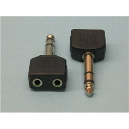 ADAPTADOR 6,35 M ST/2X3,5 H ST                    