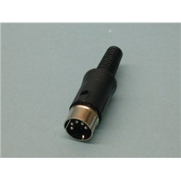 CONECTOR DIN 5P H BASE 60º                        