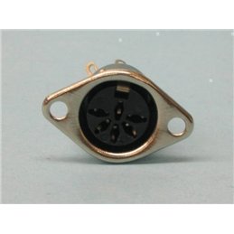 CONECTOR DIN 5P H BASE 45º                        