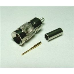 CONECTOR SIEMENS 1.0/2.3 FLEX3 MACHO CRIMPAR      