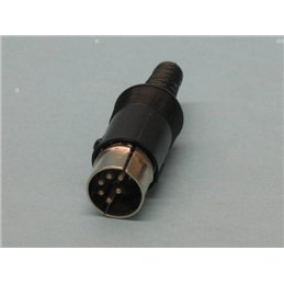 CONECTOR DIN 6P M 45º                             