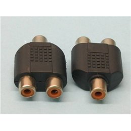 ADAPTADOR RCA H/2XRCA H                           