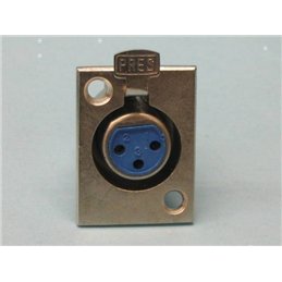 CONECTOR CANON 3P HEMBRA BASE                     