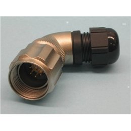 CONECTOR 17P FICHA MACHO CODO                     