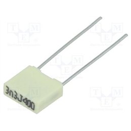 CONDENSADOR POLIESTER MET 3K3 400V 5,08           