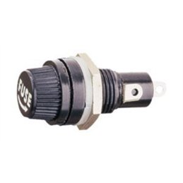 PORTAFUSIBLE CHASIS 5X20 ROSCA                    